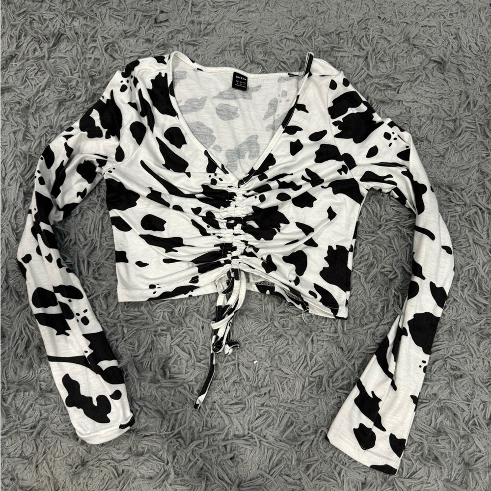 Cow Print top